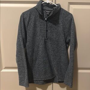 Eddie Bauer Women's Charcoal Quarter-Zip Pullover